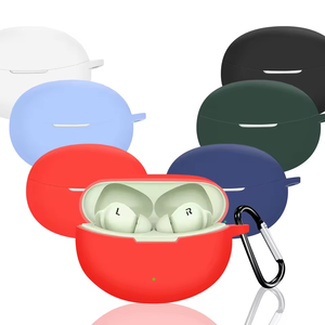Hot bán tai nghe <span class=keywords><strong>Silicone</strong></span> bảo vệ trường hợp bìa với <span class=keywords><strong>Keychain</strong></span> cho Oppo enco không khí 3 Pro - Product Image 2
