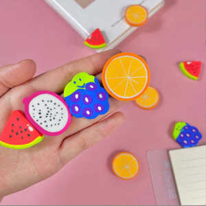 ترويحي سودودو-لطيف مقذوف على شكل فاكهة الفراولة العنب فاكهة التنين البرتقال للحلوى قلم القرطاسية - Product Image 2