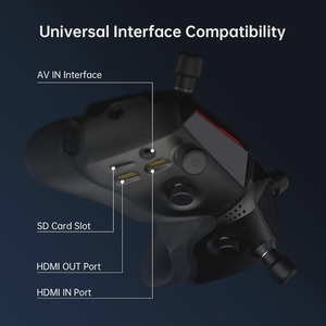แว่นตา FPV แบบดิจิตอล HD OLED 1080P ความหน่วงต่ำพิเศษ พร้อมไจโรในตัว สำหรับโดรนแข่ง FPV ฟรีสไตล์ - Product Image 1