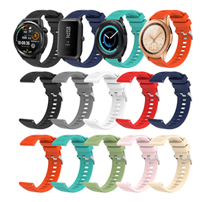 Correa de Reloj Deportiva de Silicona Resistente al Agua BEEFLYPOWER de 20 22 mm, Corte Crew Cut para <span class=keywords><strong>Huawei</strong></span> <span class=keywords><strong>Watch</strong></span> <span class=keywords><strong>3</strong></span>/Galaxy <span class=keywords><strong>Watch</strong></span> 5 4 <span class=keywords><strong>3</strong></span> - Product Image 2