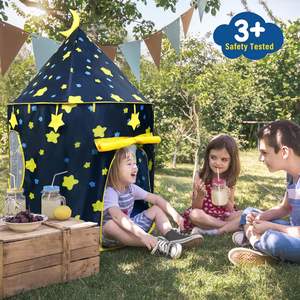 Tente de jeu pour enfants, <span class=keywords><strong>château</strong></span> de princesse pliable, tissu doux, portable, cadeau, maison de jeu, tente de <span class=keywords><strong>château</strong></span> pour enfants - Product Image 4