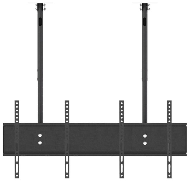 Dual Screen Ceiling Hanger 32-50 Telescopic TV Ceiling Mount Bracket Ceiling Tv Stand
