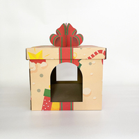 Pet-Cheer Griffoir pour chat en carton ondulé 5 couches, écologique, en forme de boîte de lait, pour intérieur