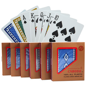 Promotional Play Card Deck Advertising Plastic Poker Paper Custom Printing Playing Cards