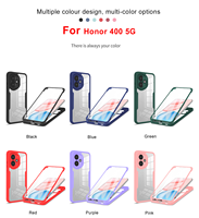 Pelindung Layar Dua Sisi 360 Perlindungan Penuh HD Casing Ponsel untuk Glory 400 5G 600 Magic 8 Pro / Magic 8