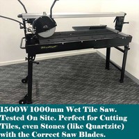 Scie à carrelage électrique 1000 mm 1500 W, machine à couper la pierre et les carreaux