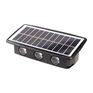 SMD5050 lampe <span class=keywords><strong>solaire</strong></span> LED moderne, éclairage domestique, applique murale d'extérieur étanche IP65, lampe de lavage murale, projecteur haut et bas, Luminaires Design - Product Image 1