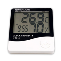 Good Price Indoor Alarm Clock Digital Temperature Humidity Meter
