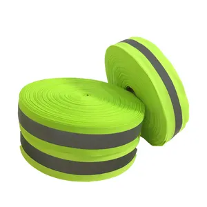 china reflective mwterial polyester fabric reflector glow in the dark tape custom reflective tape