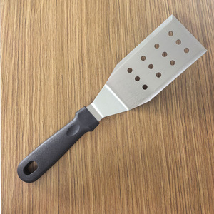 Stainless Steel Spatula Set 5 Piece With Rubber Handle For Baking Pancake BBQ Teppanyaki Cake Cooking Utensils - Product Image 2