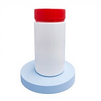 Flacon carré de 100 ml en PE avec logo personnalisé, bouchon à vis, sérigraphie et dispositifs de sécurité enfant pour capsules médicinales