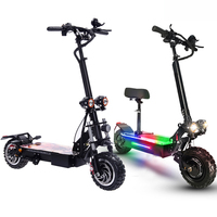 Trottinette électrique pliable à gros pneus 60V 5600w pour adultes
