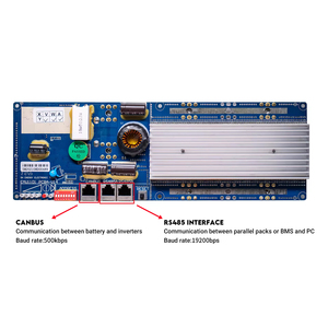 BMS รุ่น DALY 8S 24V 250A LiFePO4 พอร์ตทั่วไป พร้อมพัดลมระบายความร้อน ระบบปรับสมดุลเซลล์ 485 UART สำหรับชุดแบตเตอรี่ DIY ใช้ในบ้าน รถบ้าน พลังงานแสงอาทิตย์ - Product Image 4