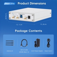 Placa de Desarrollo de Repuesto SDR de Alta Ganancia LUOWAVE LW-B210 Plus de 2 Canales Coherentes MIMO 2T2R USB 3.0 70MHz-6GHz con ADC/DAC de 12 Bits