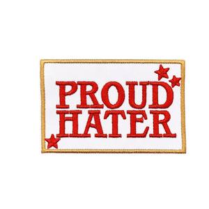 जोर से और गर्व कढ़ाई पैच गर्व करने वाला हैटर टोपी के लिए पैच पर कढ़ाई लोहा - Product Image 4