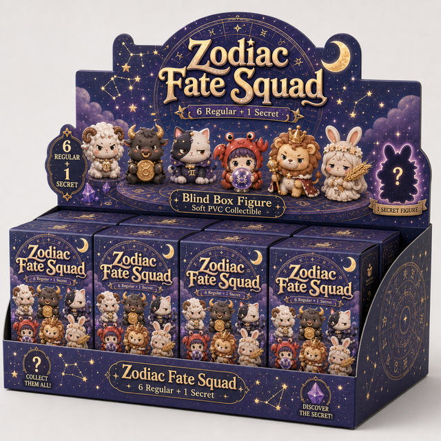 OEM Custom PVC Toy Figure Blind Box Collectible Figurine with Retail Packaging