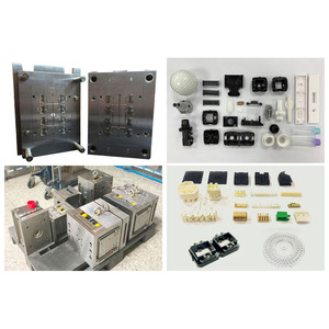 Moldes de Inyección de Plástico Personalizados de Precisión, Servicio Profesional de Diseño de Moldes, Tolerancia de 0.02 mm, Molde de un Solo Color, Certificado ISO9001 - Product Image 1