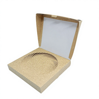 Boîte d'emballage personnalisée en carton écologique pour assiettes, avec découpe spirale, en papier kraft, pour vaisselle en céramique et fêtes