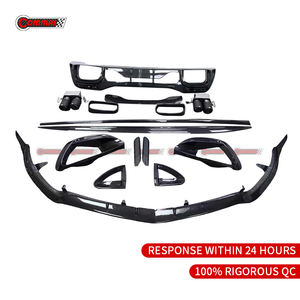 Kit carrosserie en fibre de carbone sèche style BraBs pour Mercedes SL SL43 63 R232 : Lame avant, lame arrière et jupes latérales - Product Image 5