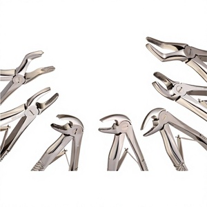 Ensemble de forceps d'extraction dentaire BK Industries, 10 pièces, acier inoxydable, poignée anatomique ergonomique, instruments chirurgicaux manuels, CE - Product Image 6