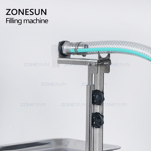 ZONESUN ZS-GPGT1W semi-automatique désinfectant pour les mains Gel pompe à engrenages crème pour le visage Lotion Ketchup pâte épaisse remplissage peseuse - Product Image 3