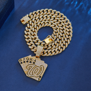 Bespoke 925เงินสเตอร์ลิงสีเงินมรกตตัดเครื่องประดับฮิปฮอปจี้หินโมอิสซาไนท์สุดหรูเครื่องประดับที่มีเสน่ห์สีโรสโกลด์ชุบ - Product Image 3