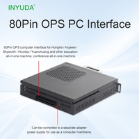 Ordinateur industriel sans ventilateur INYUDA M12U M13U OPS, module Intel Core I5 I7 de 12e/13e génération pour tableau blanc interactif