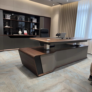 Nội thất văn phòng tối giản hiện đại, Bàn nâng Ông Chủ, bàn ca lớn, bàn cắt, sơn - Product Image 1