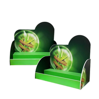 Présentoir pliable personnalisé en PVC expansé, léger, moderne, facile à assembler, pour comptoir et sol