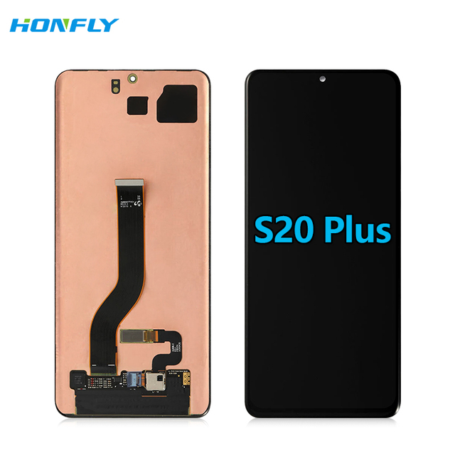 Honfly 6.7" OLED Wholesales Mobile Phone Lcds for Samsung Galaxy S20 Plus S20+ 5g Lcd Touch Display Assembly Screen Replacement