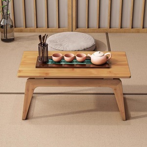 Mesa de té de madera maciza de estilo japonés para apartamento pequeño Simple Kung Fu <span class=keywords><strong>Bay</strong></span> ventana balcón para sala de estar hogar café juegos de té - Product Image 5