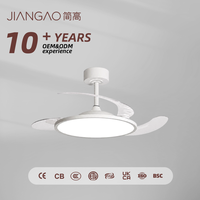Moderne 36 Pouces Télécommande Intelligente LED Lustre Lampe Ventilateur De Plafond 220V BLDC Chambre Maison Ventilation Dimmable