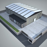 Taller de Construcción de Edificios Metálicos, Almacén de Estructura de Acero Prefabricada, Edificio de Estructura de Acero