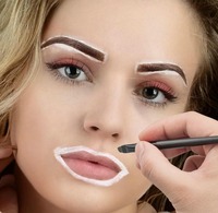 HadiyahBeauty Crème de positionnement des sourcils Pâte de cartographie des sourcils Pâte de coloration des sourcils Outil de coloration des sourcils Beauté