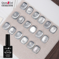 Vernis Gel Effet Œil de Chat Colorcat Personnalisable avec Logo, Sans Fond de Teinte, Marque Privée, Sans HEMA ni TPO, Soak Off, pour Salons de Manucure