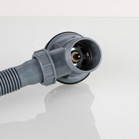 Joyhoo Meilleur Prix Bonde de baignoire escamotable en plastique gris anthracite brossé pour hôtel