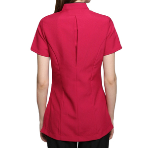 Uniforme de beauté pour femmes, design personnalisé Yuhong, haute qualité, pour salon de coiffure, salon de manucure, spa, tissu tissé, prix d'usine - Product Image 6