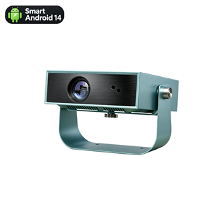 Proyector de Video Android 14 de Diseño Avanzado, 300ANSI Lúmenes Nativos, Motor Totalmente Sellado a Prueba de Polvo, Enfoque Automático, Corrección Keystone, Ideal para Cine en Familia - Product Image 1