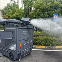 Balayeuse de voirie électrique autopropulsée 48V avec batterie 150Ah, neuve, pour feuilles et voirie