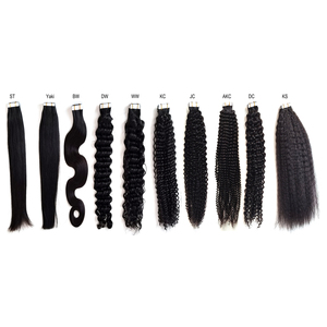 Raw Virgin Remy Human Hair 3b 3C Deep Jerry Yaki Raw Curly <b>Body</b> <b>Wave</b> Afro Kinky Straight Burmese Curly Tape in Extensions - Product Image 1