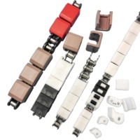 Capuchon en plastique durable de haute qualité pour chaîne de convoyeur, accessoires de chaîne de palette, qualité alimentaire, usage commercial