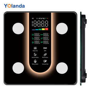 Thả 280Mm Đa Chức Năng Thông Minh Quy Mô Phòng Tắm Kỹ Thuật Số <span class=keywords><strong>BMI</strong></span> Đo Ứng Dụng Kiểm Soát Cơ Thể Chất Béo Quy Mô - Product Image 1