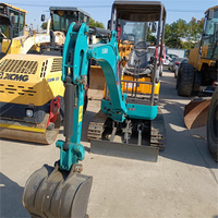 2023 Año 1.8Ton Kubota U17 en buen estado Mini excavadora usada U20 U30 U35 U55 Mini excavadora Side Swing a la venta en Stock
