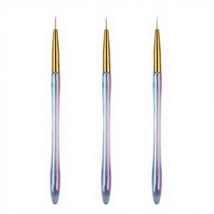 Pinceau à ongles en acrylique de style japonais pour <span class=keywords><strong>dessin</strong></span> ultra-fin, idéal pour la peinture <span class=keywords><strong>sur</strong></span> ongles, la sculpture florale et l'art coloré - Conception portable - Product Image 1