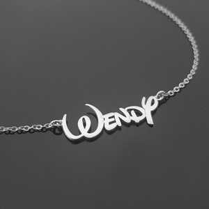 Disneip <span class=keywords><strong>nome</strong></span> <span class=keywords><strong>collana</strong></span>, il <span class=keywords><strong>nome</strong></span> della <span class=keywords><strong>collana</strong></span> per le ragazze, adolescente, <span class=keywords><strong>Collana</strong></span> in acciaio inox monili di colore di ritegno - Product Image 2