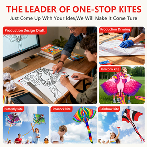 Cerfs-volants volants bon marché en gros divers animaux imprimés de fruits pour enfants <span class=keywords><strong>mini</strong></span> jouets de sport faciles à voler cerfs-volants pour enfants en plein air - Product Image 4