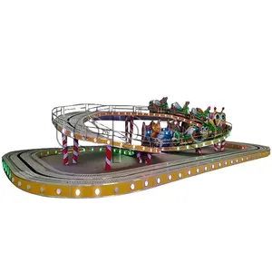 Crianças Roller Coaster Shuttle Mini Pista de Cross Passeios de Trem Elétrico Para Venda