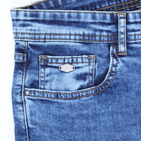 Celana Jeans Kasual Musim Dingin Warna Biru Tua Stretch Klasik Grosir Berkualitas Tinggi Modis Produsen Kustom Pria Outdoor