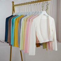 Vente chaude Prix bas quantité minimale de commande bon marché Chandail de chemisier de ballet de danse pour enfants et filles en vrac