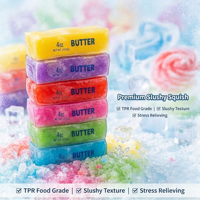 Jouets Squishy Anti-stress Nouveauté Enfants Texture Smoothie Beurre Chaud Vente en Gros